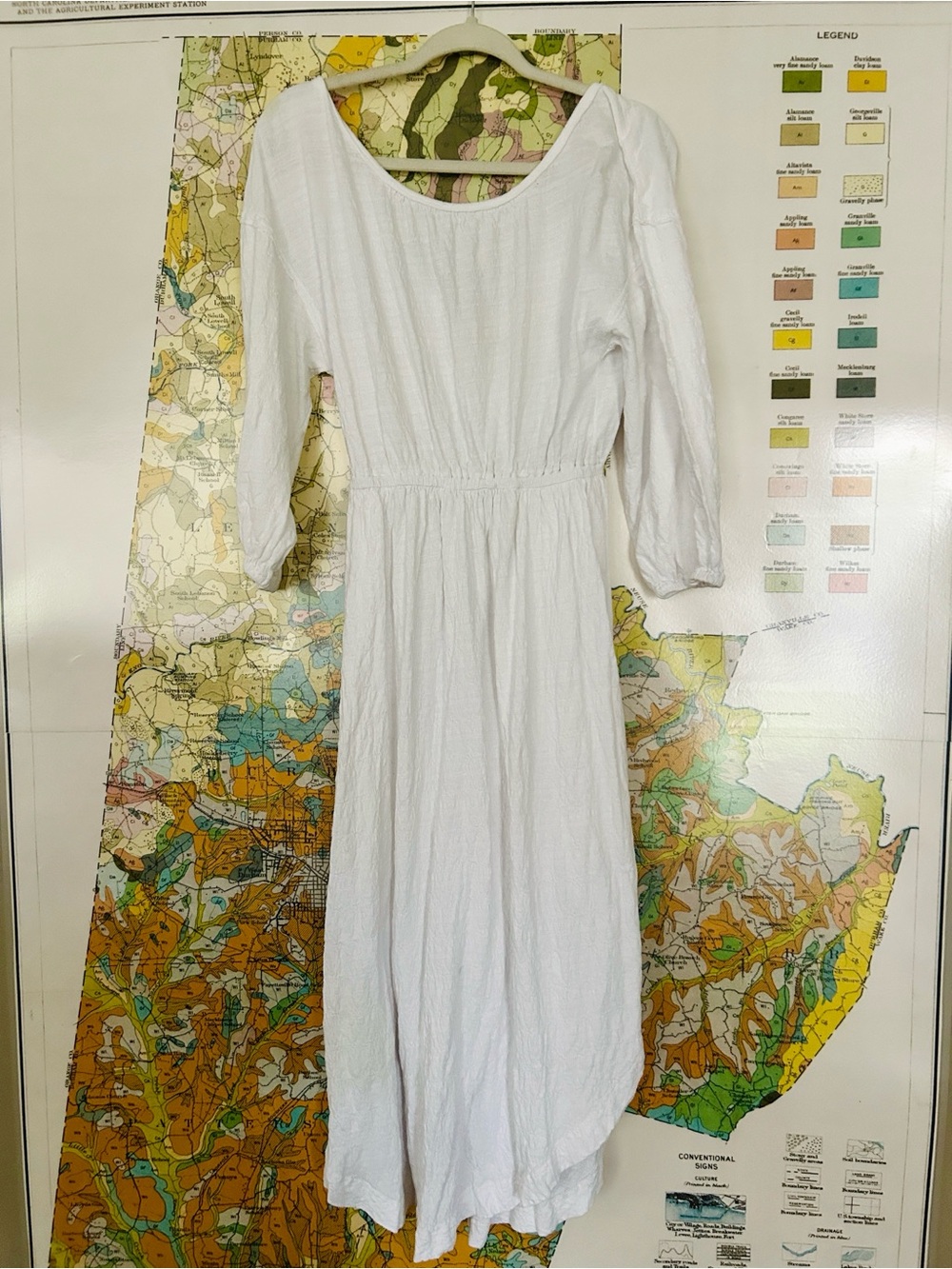 FP Beach Backless Jersey Maxi Dress - White XS